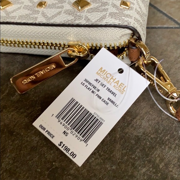 Michael Kors Jet Set Travel LG Flat MF PHN CSE - Picture 12 of 16